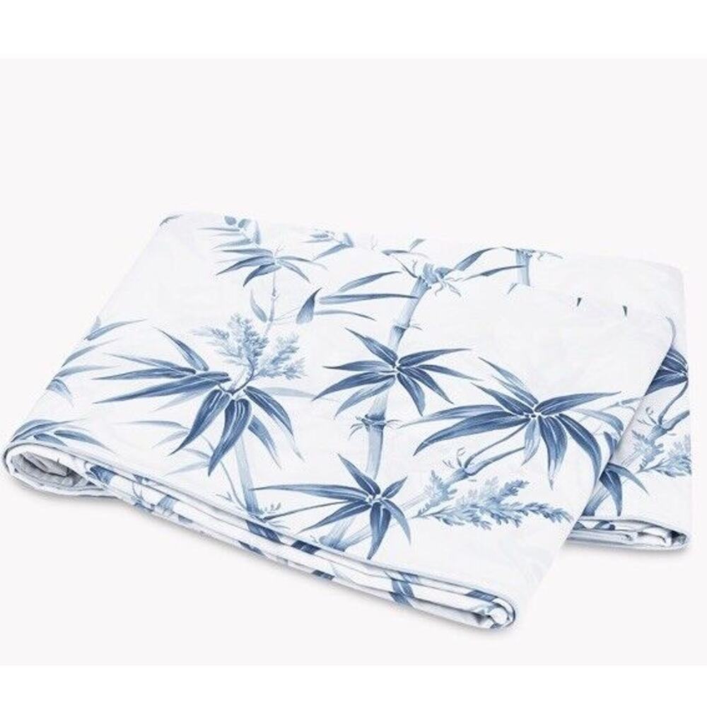 Matouk Schumacher Domonique Queen size sheet set palm leaf Green